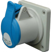 Розетка вбудована (силовий роз'єм) EER-1632  IP54 (16A, 230V, 2P+PE)